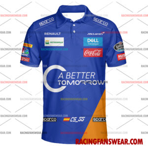 Carlos Sainz Formula One Racing 2019 Uniform Apparel Clothes Hawaiian Polo Shirts 4 Formula One store - Loyal fans of Carlos Sainz's Unisex Hawaiian Shirt,Unisex Polo Shirt,Kid Hawaiian Shirt,Kid Polo Shirt:vintage formula one racing suit,uniform,apparel,shirts,merch,merchandise,jersey,hoodie,jackets,shorts,sweatshirt,outfits,clothes