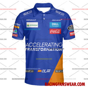 Carlos Sainz Formula One Racing 2019 Uniform Apparel Clothes Hawaiian Polo Shirts 4 Formula One store - Loyal fans of Carlos Sainz's Unisex Hawaiian Shirt,Unisex Polo Shirt,Kid Hawaiian Shirt,Kid Polo Shirt:vintage formula one racing suit,uniform,apparel,shirts,merch,merchandise,jersey,hoodie,jackets,shorts,sweatshirt,outfits,clothes