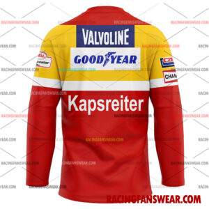 Derek Daly IndyCar Racing 1985 Uniform Apparel Clothes Baseball Jersey Hockey Jersey 4 IndyCar store - Loyal fans of Derek Daly's Men's Baseball Jersey,Women's Baseball Jersey,Kid's Baseball Jersey,Men's Hockey Jerseys,WoMen's Hockey Jerseys,Youth's Hockey Jerseys:Vintage indycar racing suit,uniform,apparel,shirts,merch,merchandise,jersey,hoodie,jackets,shorts,sweatshirt,outfits,clothes