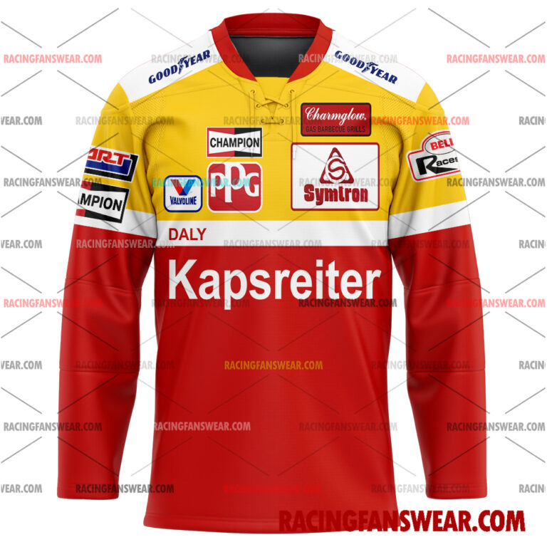 IndyCar store - Loyal fans of Derek Daly's Men's Baseball Jersey,Women's Baseball Jersey,Kid's Baseball Jersey,Men's Hockey Jerseys,WoMen's Hockey Jerseys,Youth's Hockey Jerseys:Vintage indycar racing suit,uniform,apparel,shirts,merch,merchandise,jersey,hoodie,jackets,shorts,sweatshirt,outfits,clothes