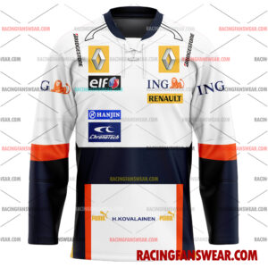 Heikki Kovalainen IndyCar Racing 2007 Uniform Apparel Clothes Baseball Jersey Hockey Jersey 3 IndyCar store - Loyal fans of Heikki Kovalainen's Men's Baseball Jersey,Women's Baseball Jersey,Kid's Baseball Jersey,Men's Hockey Jerseys,WoMen's Hockey Jerseys,Youth's Hockey Jerseys:Vintage indycar racing suit,uniform,apparel,shirts,merch,merchandise,jersey,hoodie,jackets,shorts,sweatshirt,outfits,clothes