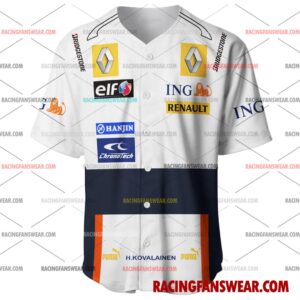 Heikki Kovalainen IndyCar Racing 2007 Uniform Apparel Clothes Baseball Jersey Hockey Jersey 1 IndyCar store - Loyal fans of Heikki Kovalainen's Men's Baseball Jersey,Women's Baseball Jersey,Kid's Baseball Jersey,Men's Hockey Jerseys,WoMen's Hockey Jerseys,Youth's Hockey Jerseys:Vintage indycar racing suit,uniform,apparel,shirts,merch,merchandise,jersey,hoodie,jackets,shorts,sweatshirt,outfits,clothes