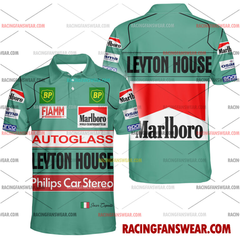 Formula One store - Loyal fans of Ivan Capelli's Unisex Hawaiian Shirt,Unisex Polo Shirt,Kid Hawaiian Shirt,Kid Polo Shirt:vintage formula one racing suit,uniform,apparel,shirts,merch,merchandise,jersey,hoodie,jackets,shorts,sweatshirt,outfits,clothes