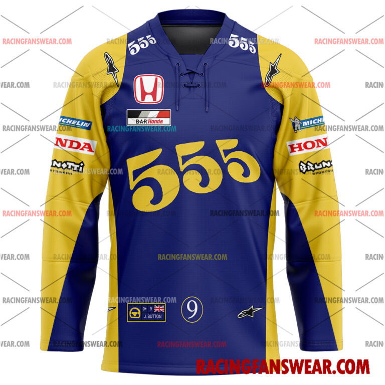 Formula One store - Loyal fans of Jenson Button's Men's Baseball Jersey,Women's Baseball Jersey,Kid's Baseball Jersey,Men's Hockey Jerseys,WoMen's Hockey Jerseys,Youth's Hockey Jerseys:vintage formula one racing suit,uniform,apparel,shirts,merch,merchandise,jersey,hoodie,jackets,shorts,sweatshirt,outfits,clothes