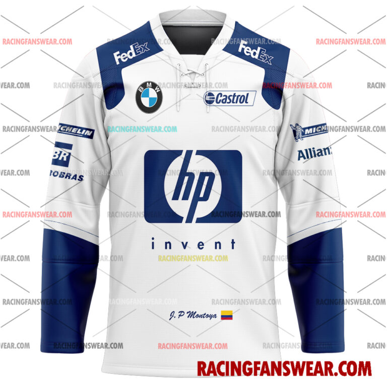 Formula One store - Loyal fans of Juan Pablo Montoya's Men's Baseball Jersey,Women's Baseball Jersey,Kid's Baseball Jersey,Men's Hockey Jerseys,WoMen's Hockey Jerseys,Youth's Hockey Jerseys:vintage formula one racing suit,uniform,apparel,shirts,merch,merchandise,jersey,hoodie,jackets,shorts,sweatshirt,outfits,clothes