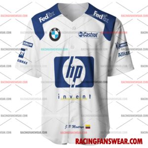 Formula One store - Loyal fans of Juan Pablo Montoya's Men's Baseball Jersey,Women's Baseball Jersey,Kid's Baseball Jersey,Men's Hockey Jerseys,WoMen's Hockey Jerseys,Youth's Hockey Jerseys:vintage formula one racing suit,uniform,apparel,shirts,merch,merchandise,jersey,hoodie,jackets,shorts,sweatshirt,outfits,clothes