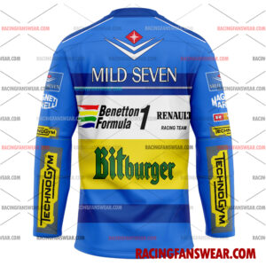 Formula One store - Loyal fans of Michael Schumacher's Men's Baseball Jersey,Women's Baseball Jersey,Kid's Baseball Jersey,Men's Hockey Jerseys,WoMen's Hockey Jerseys,Youth's Hockey Jerseys:vintage formula one racing suit,uniform,apparel,shirts,merch,merchandise,jersey,hoodie,jackets,shorts,sweatshirt,outfits,clothes