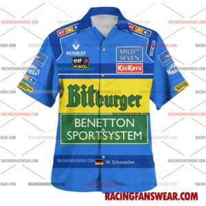 Michael Schumacher Formula One Racing 1995 Uniform Apparel Clothes Hawaiian Polo Shirts 1 Formula One store - Loyal fans of Michael Schumacher's Unisex Hawaiian Shirt,Unisex Polo Shirt,Kid Hawaiian Shirt,Kid Polo Shirt:vintage formula one racing suit,uniform,apparel,shirts,merch,merchandise,jersey,hoodie,jackets,shorts,sweatshirt,outfits,clothes