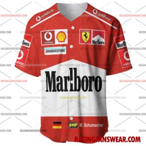 Michael Schumacher Formula One Racing 2006 Uniform Apparel Clothes Baseball Jersey Hockey Jersey 1 Formula One store - Loyal fans of Michael Schumacher's Men's Baseball Jersey,Women's Baseball Jersey,Kid's Baseball Jersey,Men's Hockey Jerseys,WoMen's Hockey Jerseys,Youth's Hockey Jerseys:vintage formula one racing suit,uniform,apparel,shirts,merch,merchandise,jersey,hoodie,jackets,shorts,sweatshirt,outfits,clothes