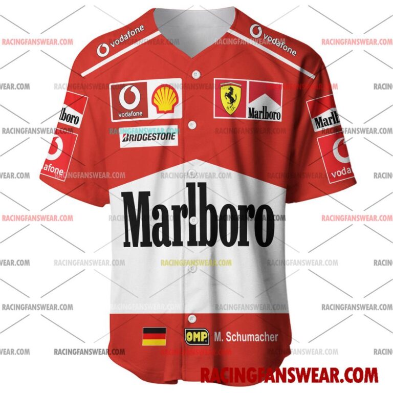 Formula One store - Loyal fans of Michael Schumacher's Men's Baseball Jersey,Women's Baseball Jersey,Kid's Baseball Jersey,Men's Hockey Jerseys,WoMen's Hockey Jerseys,Youth's Hockey Jerseys:vintage formula one racing suit,uniform,apparel,shirts,merch,merchandise,jersey,hoodie,jackets,shorts,sweatshirt,outfits,clothes