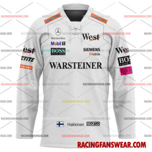 Mika Häkkinen Formula One Racing 2000 Uniform Apparel Clothes Baseball Jersey Hockey Jersey 3 Formula One store - Loyal fans of Mika Häkkinen's Men's Baseball Jersey,Women's Baseball Jersey,Kid's Baseball Jersey,Men's Hockey Jerseys,WoMen's Hockey Jerseys,Youth's Hockey Jerseys:vintage formula one racing suit,uniform,apparel,shirts,merch,merchandise,jersey,hoodie,jackets,shorts,sweatshirt,outfits,clothes