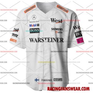 Mika Häkkinen Formula One Racing 2000 Uniform Apparel Clothes Baseball Jersey Hockey Jersey 1 Formula One store - Loyal fans of Mika Häkkinen's Men's Baseball Jersey,Women's Baseball Jersey,Kid's Baseball Jersey,Men's Hockey Jerseys,WoMen's Hockey Jerseys,Youth's Hockey Jerseys:vintage formula one racing suit,uniform,apparel,shirts,merch,merchandise,jersey,hoodie,jackets,shorts,sweatshirt,outfits,clothes