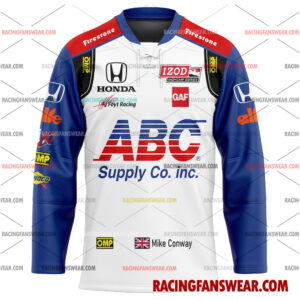 Mike Conway IndyCar Racing 2012 Uniform Apparel Clothes Baseball Jersey Hockey Jersey 3 IndyCar store - Loyal fans of Mike Conway's Men's Baseball Jersey,Women's Baseball Jersey,Kid's Baseball Jersey,Men's Hockey Jerseys,WoMen's Hockey Jerseys,Youth's Hockey Jerseys:Vintage indycar racing suit,uniform,apparel,shirts,merch,merchandise,jersey,hoodie,jackets,shorts,sweatshirt,outfits,clothes