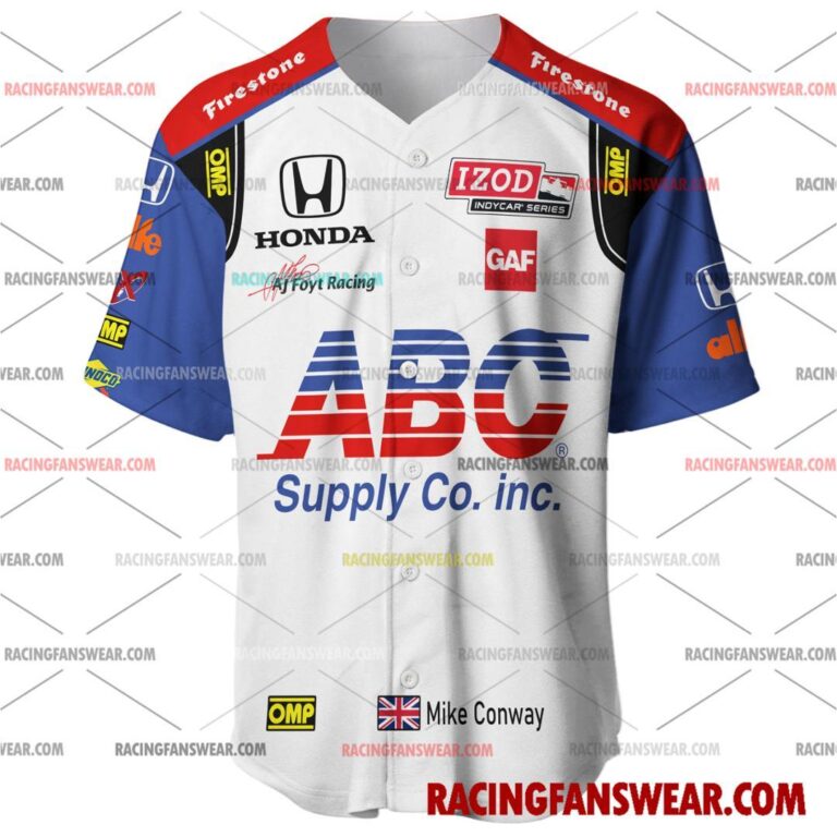 IndyCar store - Loyal fans of Mike Conway's Men's Baseball Jersey,Women's Baseball Jersey,Kid's Baseball Jersey,Men's Hockey Jerseys,WoMen's Hockey Jerseys,Youth's Hockey Jerseys:Vintage indycar racing suit,uniform,apparel,shirts,merch,merchandise,jersey,hoodie,jackets,shorts,sweatshirt,outfits,clothes
