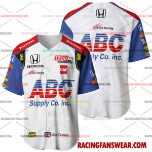 IndyCar store - Loyal fans of Mike Conway's Men's Baseball Jersey,Women's Baseball Jersey,Kid's Baseball Jersey,Men's Hockey Jerseys,WoMen's Hockey Jerseys,Youth's Hockey Jerseys:Vintage indycar racing suit,uniform,apparel,shirts,merch,merchandise,jersey,hoodie,jackets,shorts,sweatshirt,outfits,clothes