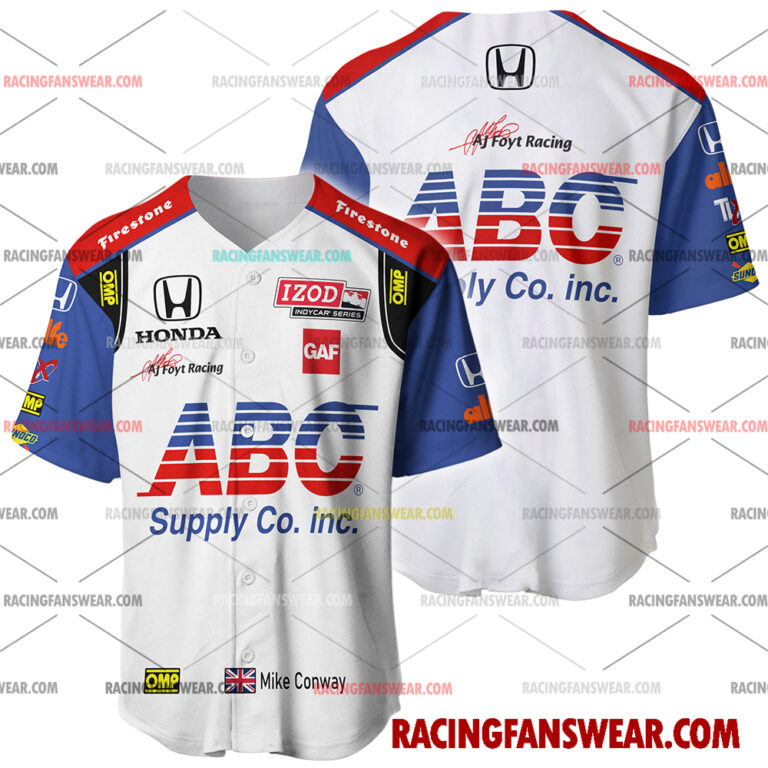 IndyCar store - Loyal fans of Mike Conway's Men's Baseball Jersey,Women's Baseball Jersey,Kid's Baseball Jersey,Men's Hockey Jerseys,WoMen's Hockey Jerseys,Youth's Hockey Jerseys:Vintage indycar racing suit,uniform,apparel,shirts,merch,merchandise,jersey,hoodie,jackets,shorts,sweatshirt,outfits,clothes