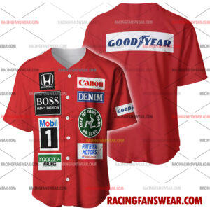 Formula One store - Loyal fans of Nigel Mansell's Men's Baseball Jersey,Women's Baseball Jersey,Kid's Baseball Jersey,Men's Hockey Jerseys,WoMen's Hockey Jerseys,Youth's Hockey Jerseys:vintage formula one racing suit,uniform,apparel,shirts,merch,merchandise,jersey,hoodie,jackets,shorts,sweatshirt,outfits,clothes