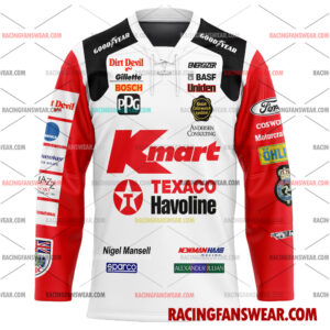 IndyCar store - Loyal fans of Nigel Mansell's Men's Baseball Jersey,Women's Baseball Jersey,Kid's Baseball Jersey,Men's Hockey Jerseys,WoMen's Hockey Jerseys,Youth's Hockey Jerseys:Vintage indycar racing suit,uniform,apparel,shirts,merch,merchandise,jersey,hoodie,jackets,shorts,sweatshirt,outfits,clothes