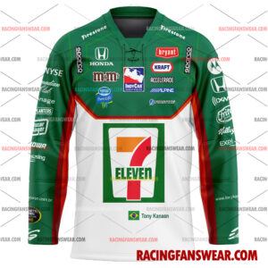 Tony Kanaan IndyCar Racing 2007 Uniform Apparel Clothes Baseball Jersey Hockey Jersey 3 IndyCar store - Loyal fans of Tony Kanaan's Men's Baseball Jersey,Women's Baseball Jersey,Kid's Baseball Jersey,Men's Hockey Jerseys,WoMen's Hockey Jerseys,Youth's Hockey Jerseys:Vintage indycar racing suit,uniform,apparel,shirts,merch,merchandise,jersey,hoodie,jackets,shorts,sweatshirt,outfits,clothes
