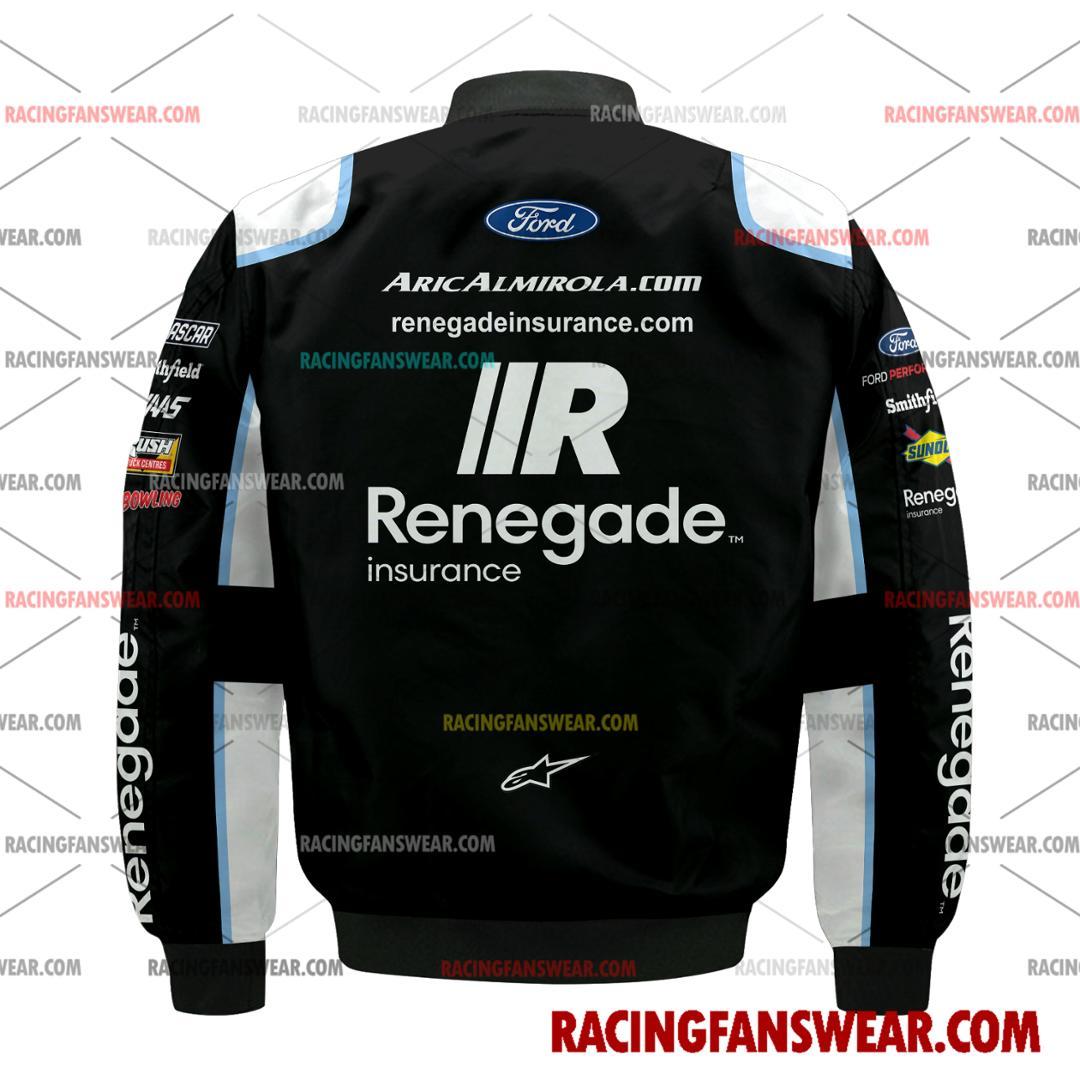 aric-almirola-nascar-racing-2022-uniform-apparel-clothes-bomber-thick-coat-sleeveless-hoodie-hooded-t-shirt-24210alorimlacira8421racsanihci-30.mockup-bomberjacket-back.jpg Nascar store - Loyal fans of Aric Almirola's Bomber Jacket,Unisex Thick Coat,Unisex Sleeveless Hoodie,Unisex Hooded T-Shirt,Kid Sleeveless Hoodie,Kid Hooded T-Shirts,Kid Thick Coat:vintage nascar racing suit,uniform,apparel,shirts,merch,merchandise,jersey,hoodie,jackets,shorts,sweatshirt,outfits,clothes