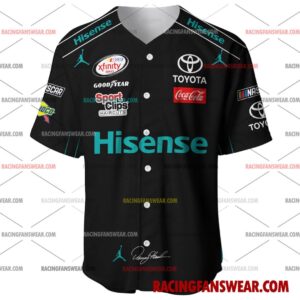 Denny Hamlin Nascar Racing 2017 Uniform Apparel Clothes Baseball Jersey Hockey Jersey 1 Nascar store - Loyal fans of Denny Hamlin's Men's Baseball Jersey,Women's Baseball Jersey,Kid's Baseball Jersey,Men's Hockey Jerseys,WoMen's Hockey Jerseys,Youth's Hockey Jerseys:vintage nascar racing suit,uniform,apparel,shirts,merch,merchandise,jersey,hoodie,jackets,shorts,sweatshirt,outfits,clothes