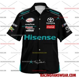 Denny Hamlin Nascar Racing 2017 Uniform Apparel Clothes Hawaiian Polo Shirts 1 Nascar store - Loyal fans of Denny Hamlin's Unisex Hawaiian Shirt,Unisex Polo Shirt,Kid Hawaiian Shirt,Kid Polo Shirt:vintage nascar racing suit,uniform,apparel,shirts,merch,merchandise,jersey,hoodie,jackets,shorts,sweatshirt,outfits,clothes