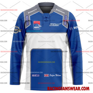 IndyCar store - Loyal fans of Stefan Wilson's Men's Baseball Jersey,Women's Baseball Jersey,Kid's Baseball Jersey,Men's Hockey Jerseys,WoMen's Hockey Jerseys,Youth's Hockey Jerseys:Vintage indycar racing suit,uniform,apparel,shirts,merch,merchandise,jersey,hoodie,jackets,shorts,sweatshirt,outfits,clothes